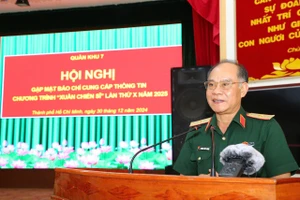 Quân khu 7 có nhiều hoạt động ý nghĩa trong chương trình Xuân Chiến sĩ 2025