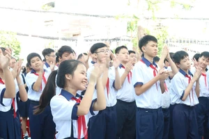 Trường học đầu tiên tại TP.HCM tổ chức lễ khai giảng