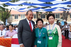 Ông Trương Hòa Bình dự kỷ niệm 100 năm thành lập trường Marie Curie