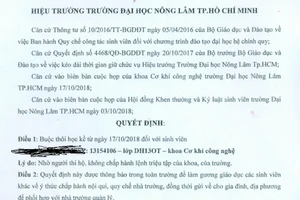Nhờ người thi hộ, nhiều sinh viên bị đình chỉ học