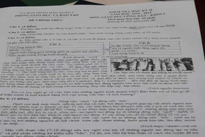 Khi đồng tiền 'sạch', đồng tiền 'bẩn' vào đề thi học kỳ II