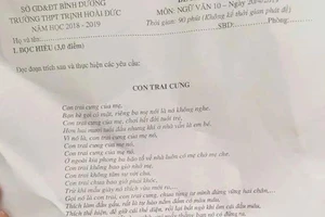 Tranh cãi về bản rap “Con trai cưng” được đưa vào đề thi