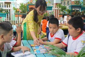 Học sinh hứng thú với tiết học không bục giảng