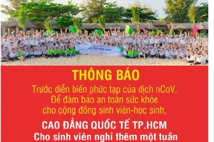 TP.HCM: SV nghỉ thêm một tuần để tránh virus Corona
