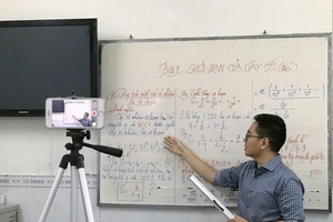 Phương pháp dạy online được nhiều trường sử dụng trong thời gian học sinh nghỉ học tránh dịch COVID-19