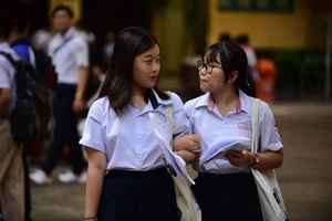 Thí sinh tham dự kỳ thi vào lớp 10 năm 2019