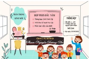 Phụ huynh bất ngờ với buổi họp đầu năm 