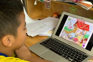 TP.HCM: Học sinh học online để hoàn thành chương trình