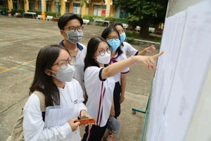 Hơn 1 triệu thí sinh làm thủ tục dự thi tốt nghiệp THPT năm 2022