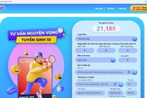 Tuyển sinh lớp 10: Học sinh TP.HCM được tư vấn qua website 