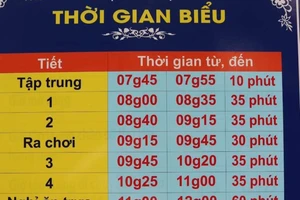 TP.HCM: Trường tiểu học phải giải trình khi tự ý dời giờ học lúc 8 giờ 