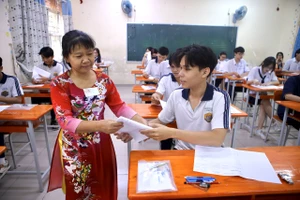 3,5 điểm mỗi môn trúng tuyển lớp 10 công lập tại TP.HCM