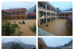 Nhiều địa phương tiếp tục cho học sinh nghỉ học do ảnh hưởng bão số 3