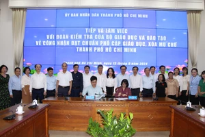 TP.HCM đạt chuẩn phổ cập giáo dục, xoá mù chữ