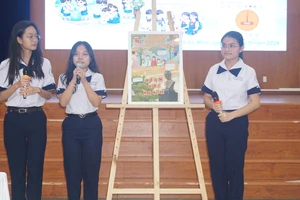 Học sinh TP.HCM thi hùng biện tiếng Nhật về sự tử tế và trường học hạnh phúc