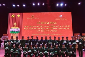 700 học sinh hội tụ tại Hội thao Giáo dục quốc phòng và an ninh lần thứ IV