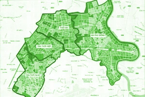 Quận 12 đề xuất có 4 phường mới là Tân Thới Nhất, Tân Thới Hiệp, Thới An, An Phú Đông
