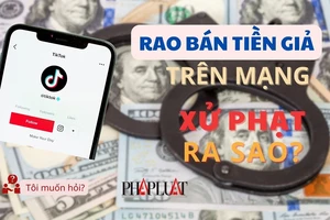 Rao bán tiền giả trên Tiktok bị xử phạt ra sao?