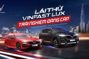 VinFast tổ chức lái thử xe Lux cùng chuyên gia quốc tế