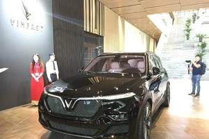 Hình ảnh chiếc VinFast Lux V8 những bản đầu tiên. Ảnh: TN