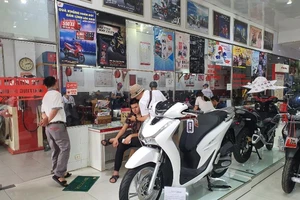Giá xe Honda SH tiếp tục tăng cao. Ảnh: THY NHUNG
