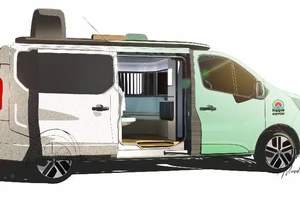 Ý tưởng 'biến' xe van cắm trại thành khách sạn nghỉ dưỡng 5 sao