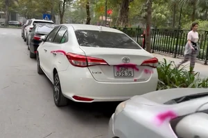 Loạt ô tô bị 'người lạ' xịt sơn: Xử lý ra sao?