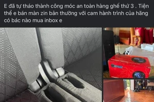 Tự ý tháo dây đai an toàn của hàng ghế sau ô tô có thể bị phạt lên đến 16 triệu đồng