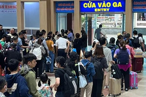 Hơn 6.000 hành khách di chuyển bằng tàu hỏa dịp 2-9 qua ga Sài Gòn