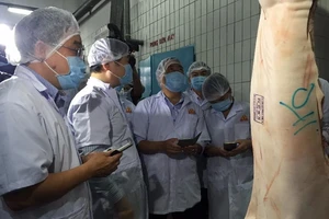 Đoàn giám sát Quốc hội thị sát truy xuất thịt heo 