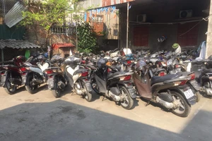 Phát hiện lượng lớn xe SH, Exiter, Liberty... vô chủ 