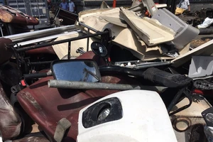 Phát hiện phụ tùng ô tô cũ mèm suýt tung ra thị trường