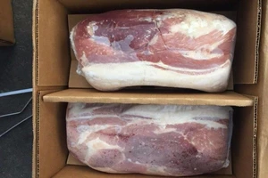 TP.HCM nhập gần 6.000 tấn thịt heo đông lạnh 