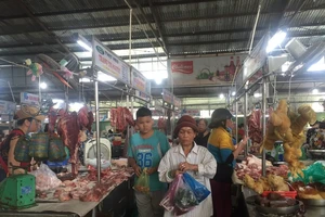 30 tết, giá thịt heo tại TP.HCM tăng