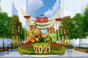 Hạn chế tháo khẩu trang chụp hình tham quan đường hoa