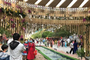 Đường hoa Nguyễn Huệ duy trì đến hết mùng 5 tết 