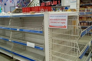 Siêu thị hết hàng cục bộ do xuất hiện đầu cơ?