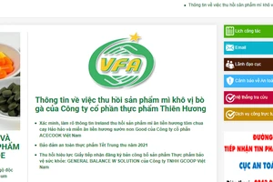 Bộ Công Thương vào cuộc xác minh vụ mì khô vị bò gà bị thu hồi ở Na Uy