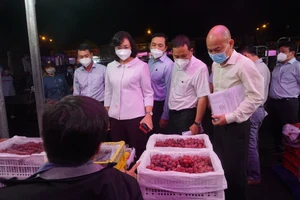 Kiểm tra 3 chợ đầu mối TP.HCM lúc rạng sáng