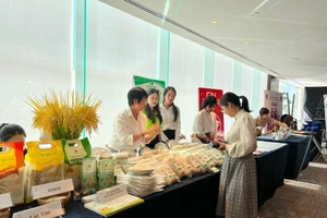 Các sản phẩm Việt Nam trưng bày giới thiệu tại Diễn đàn thương mại Việt Nam-Hoa Kỳ 2022