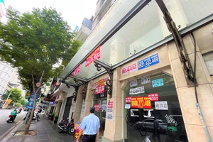 Mặt bằng cho thuê ở quận 1. ẢNH: TÚ UYÊN