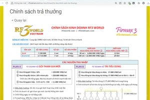 Cảnh báo 1 đơn vị có dấu hiệu kinh doanh đa cấp trái phép