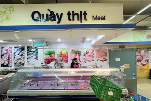 Người dân Đà Nẵng 'vét sạch' rau, thịt cá, bánh kẹo tết ở siêu thị