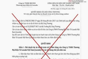 Cảnh báo văn bản giả mạo phê duyệt dự án thanh toán xử lý đơn hàng online