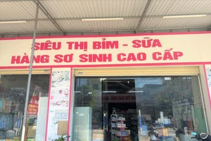 Bị phạt 7,5 triệu đồng vì... tự đặt tên gọi cửa hàng là 'siêu thị bỉm sữa'