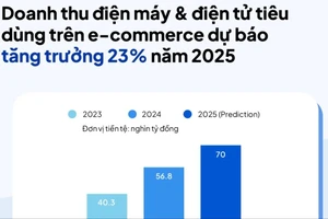 Người dân có thể chi đến 70.000 tỉ đồng mua hàng điện máy qua thương mại điện tử 