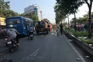Quận 2: Tai nạn chết người trên đường Trần Não