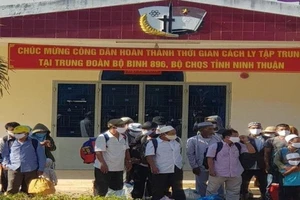 Ninh Thuận: 40 người kết thúc thời gian cách ly COVID-19