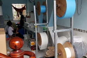 Thu giữ 23.000 khẩu trang không lớp kháng khuẩn như đăng ký 