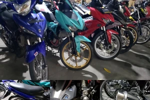 Nhiều xe độ chế, thay đổi kết cấu bị bắt trong đoàn đi 'bão' 